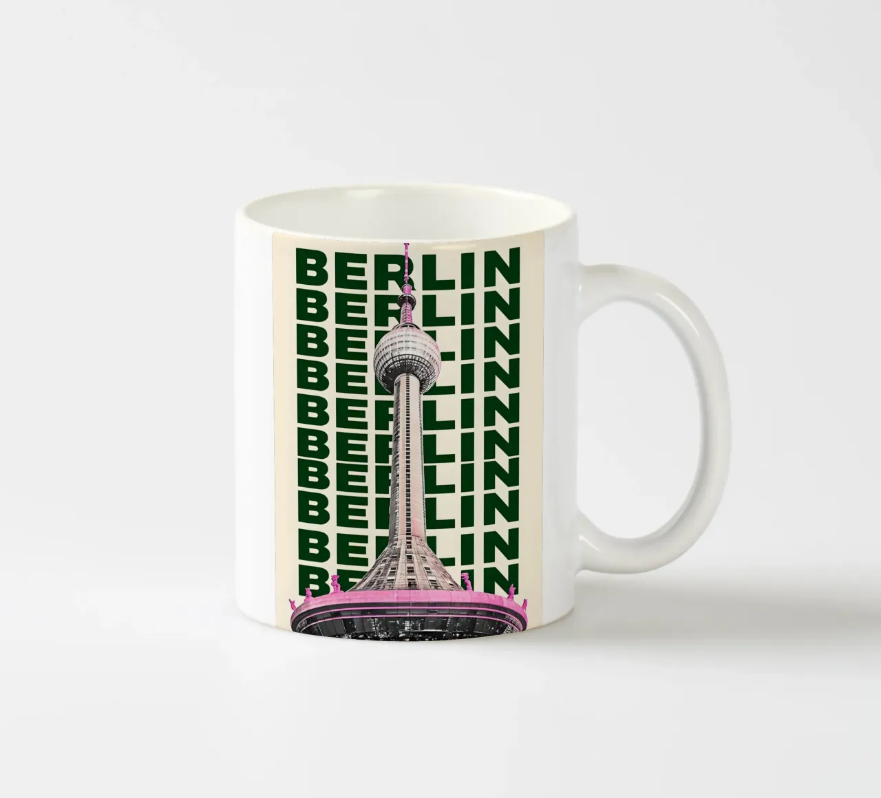 Città di Berlino tazza in ceramica da RETRO VINTAGE EDITION