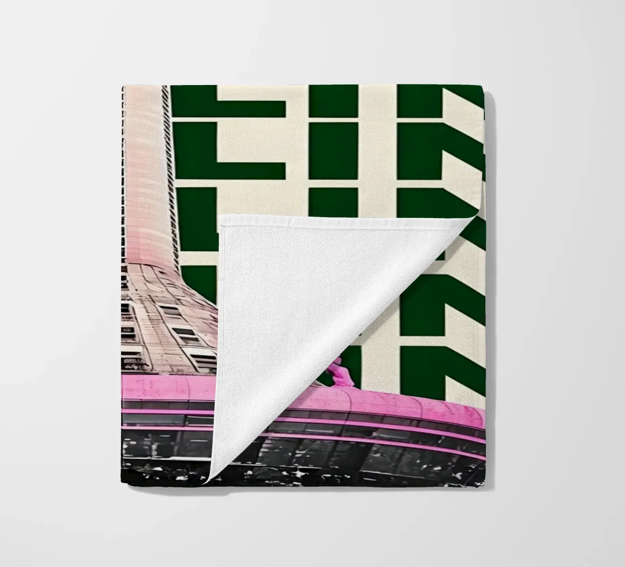 City of Berlin beach towel by RETRO VINTAGE EDITION