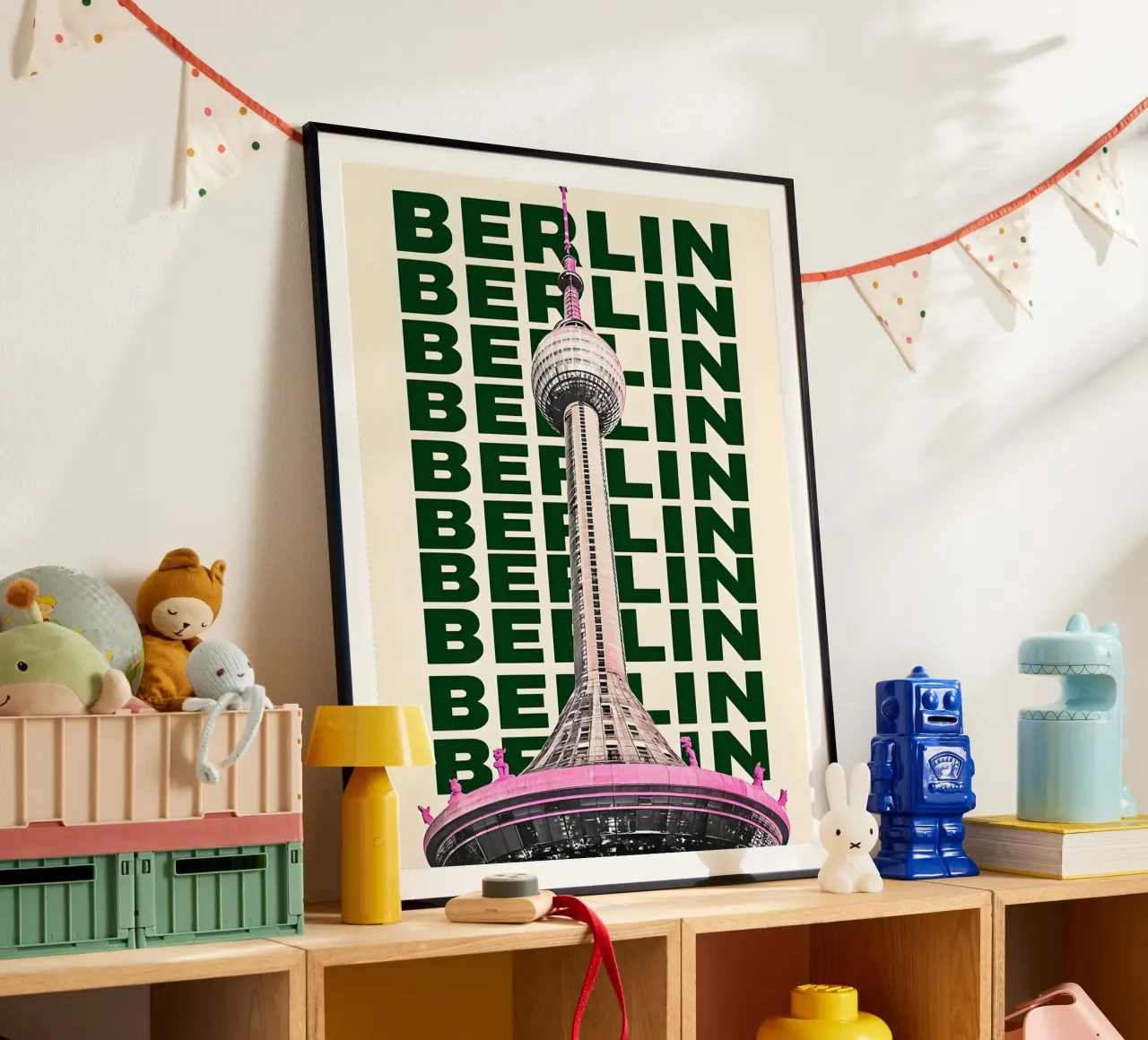Città di Berlino poster da RETRO VINTAGE EDITION