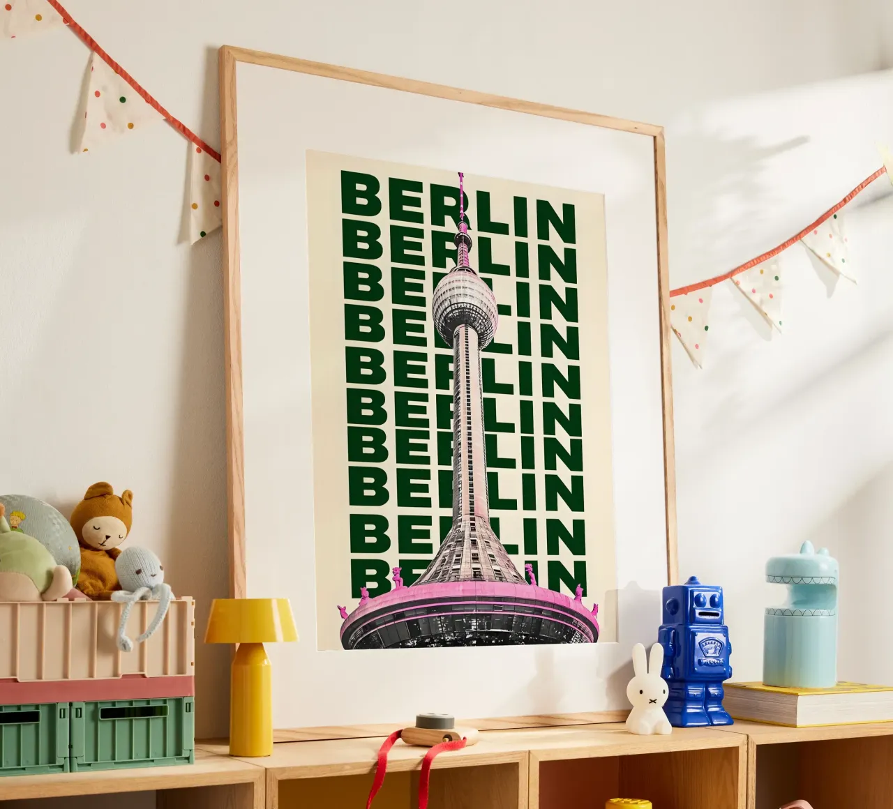 Città di Berlino poster da RETRO VINTAGE EDITION