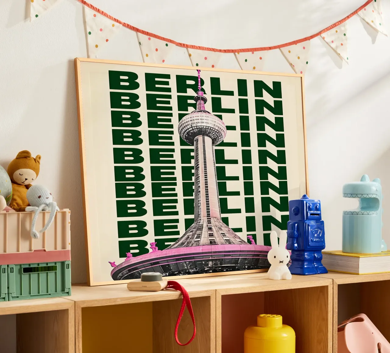 Città di Berlino poster da RETRO VINTAGE EDITION