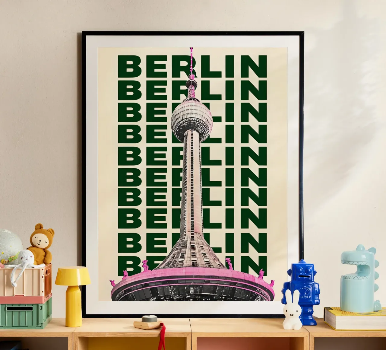 Città di Berlino poster da RETRO VINTAGE EDITION