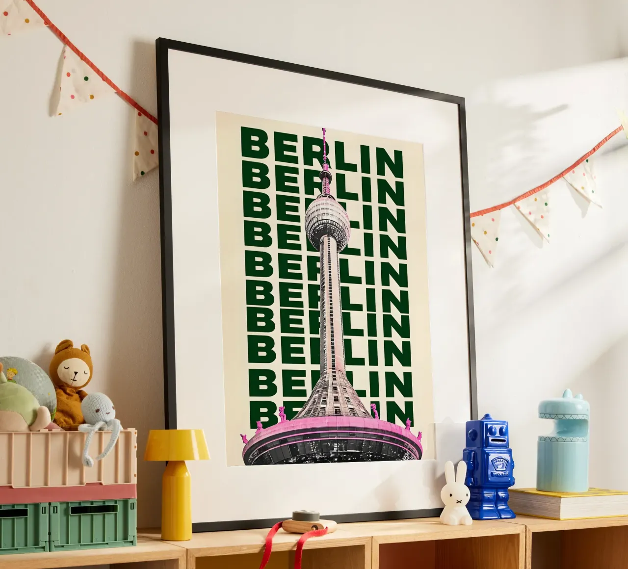 Città di Berlino poster da RETRO VINTAGE EDITION