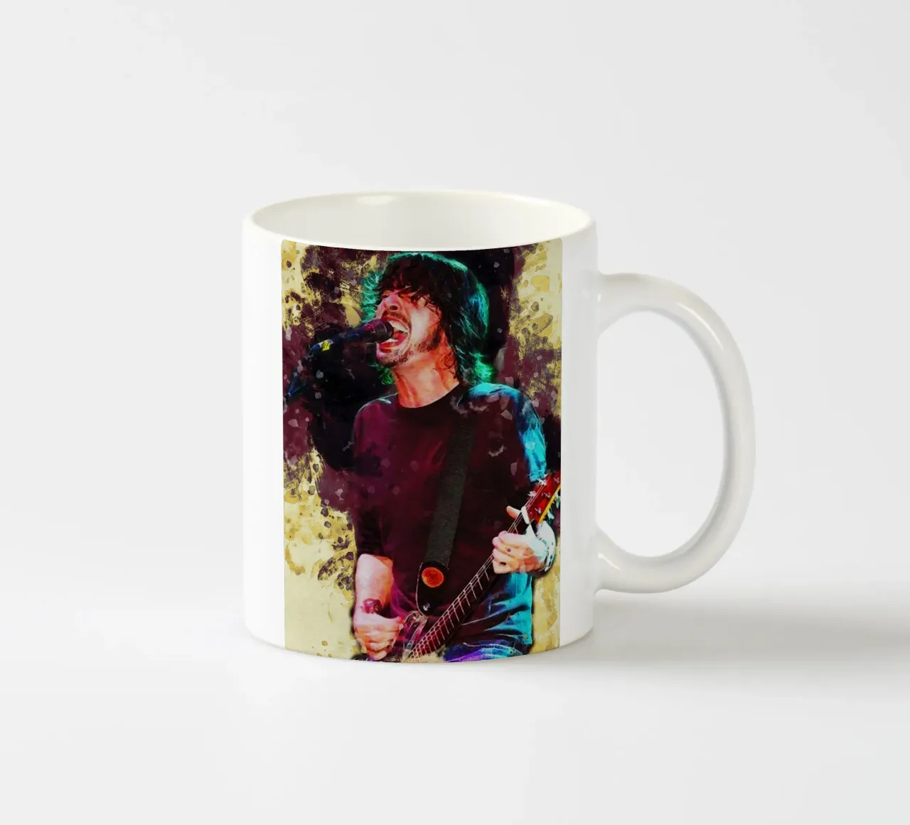 Sbaffo Dave Grohl tazza in ceramica da Gunawan Rb