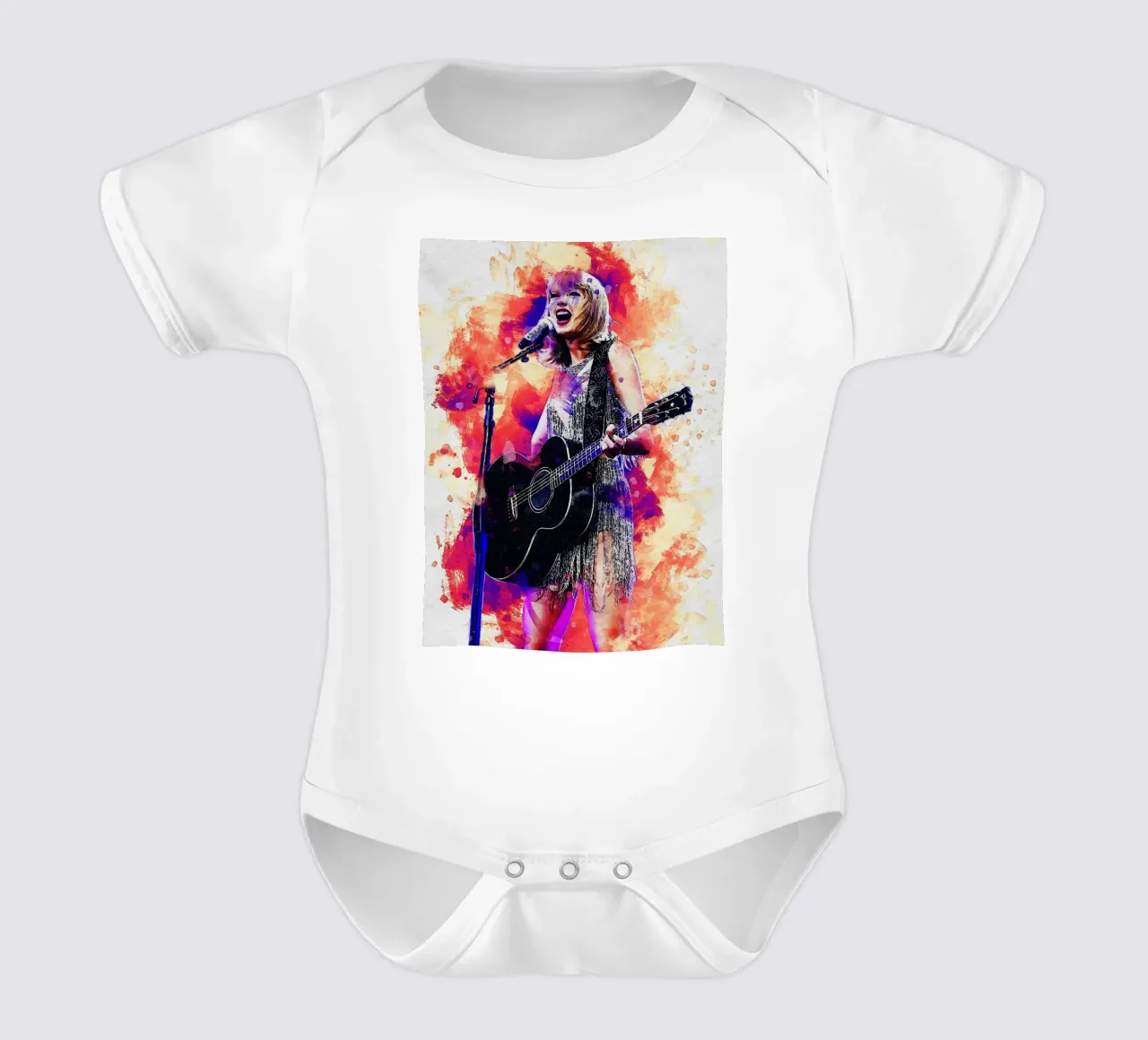 Sfumare Taylor Swift body neonato maniche corte da Gunawan Rb