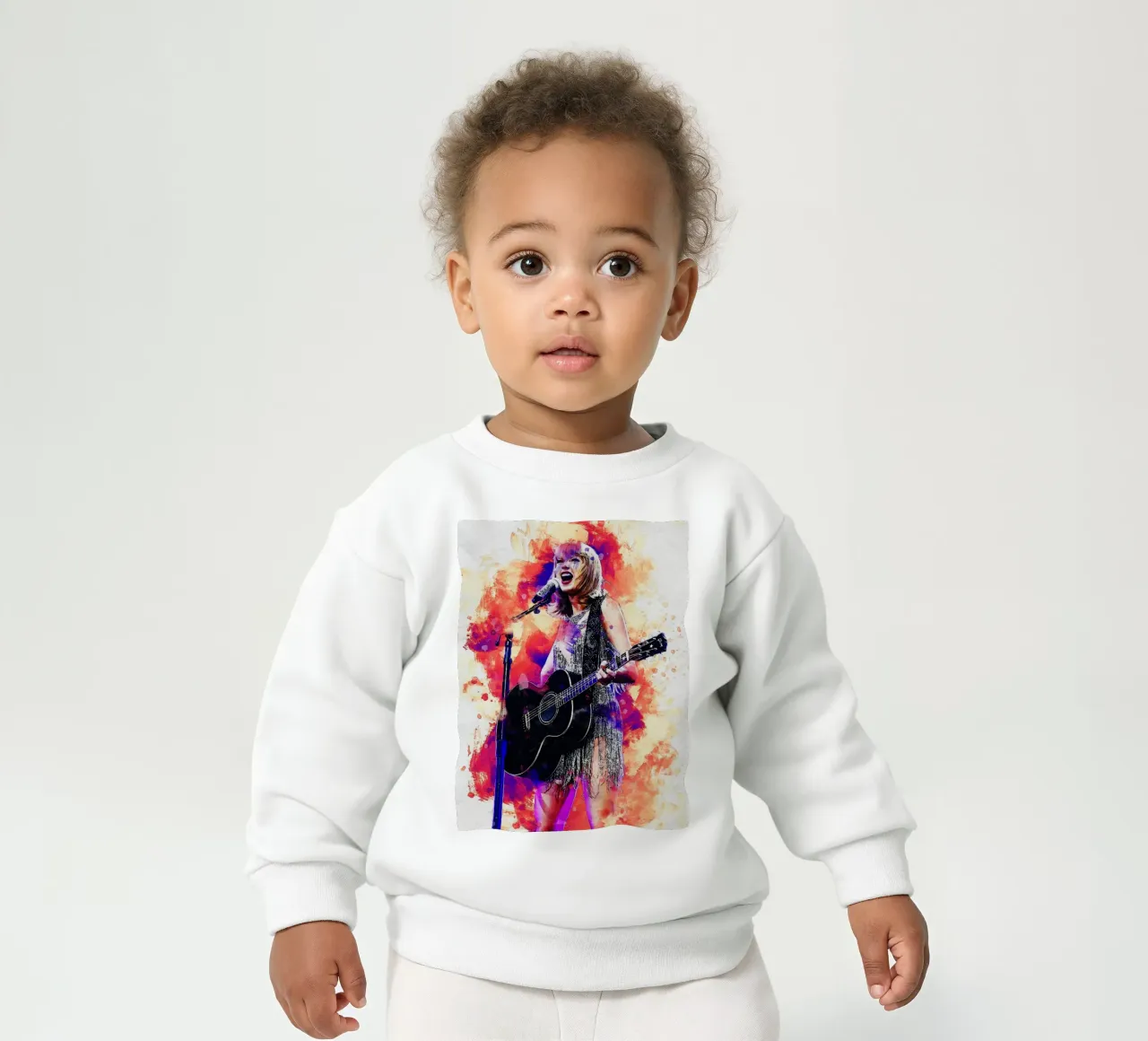 Vlekken Taylor Swift baby sweatshirt van Gunawan Rb