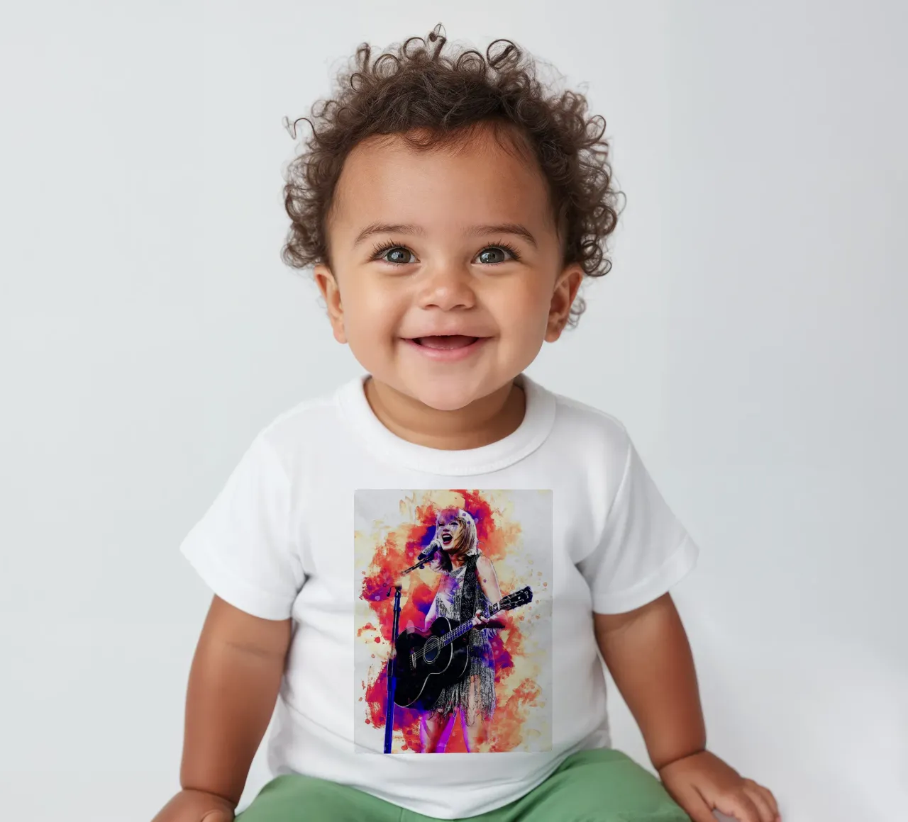 Sfumare Taylor Swift maglietta neonato da Gunawan Rb