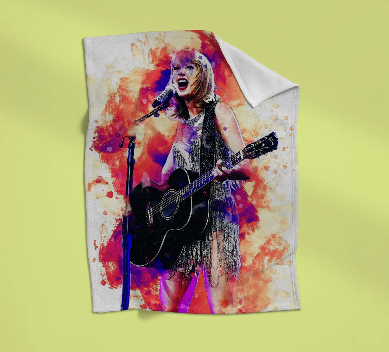 Sfumare Taylor Swift coperta in pile da Gunawan Rb