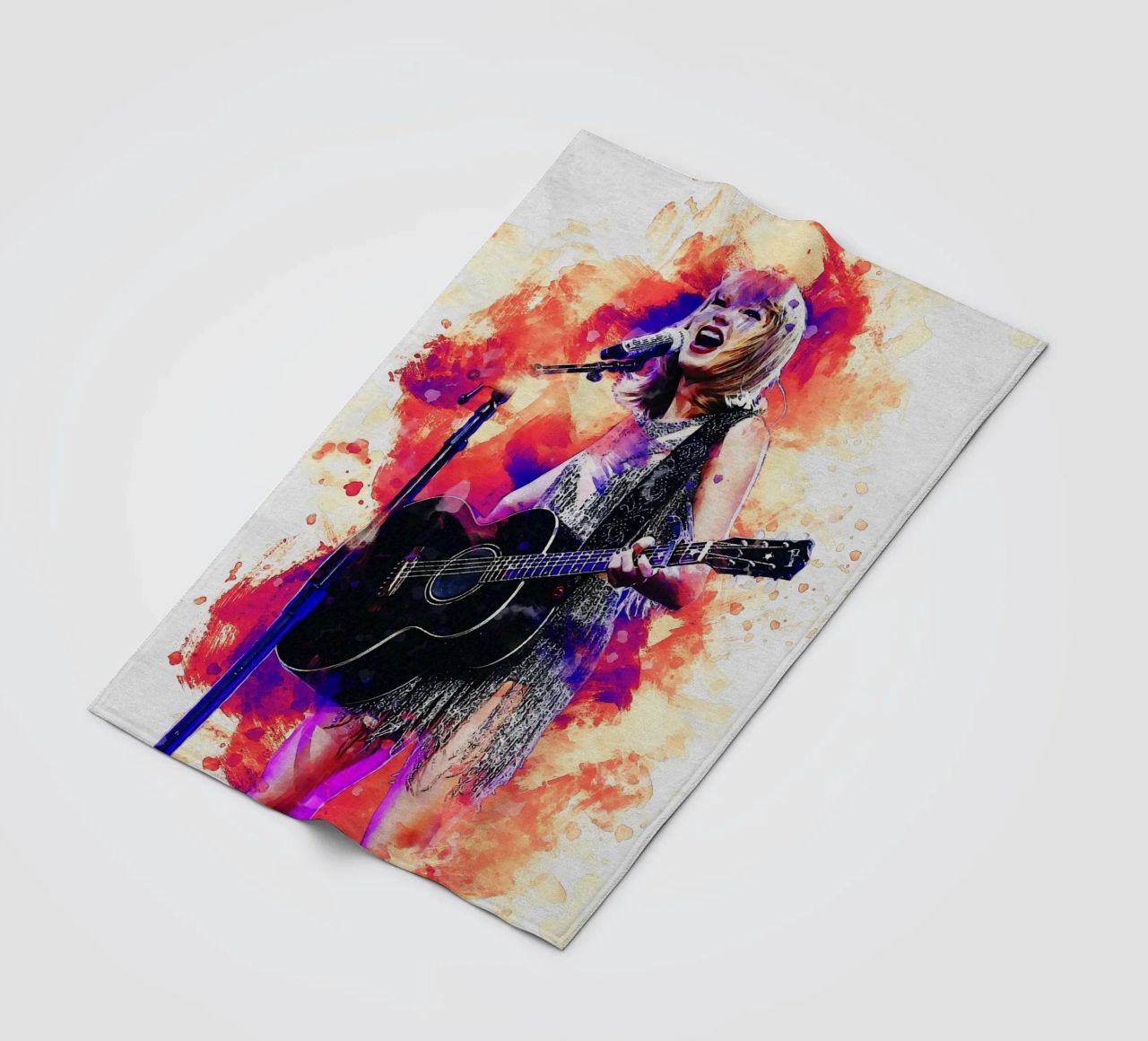 Sfumare Taylor Swift coperta in pile da Gunawan Rb
