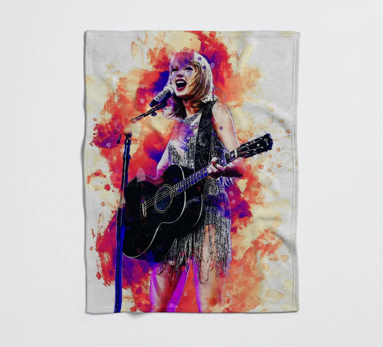 Sfumare Taylor Swift coperta in pile da Gunawan Rb