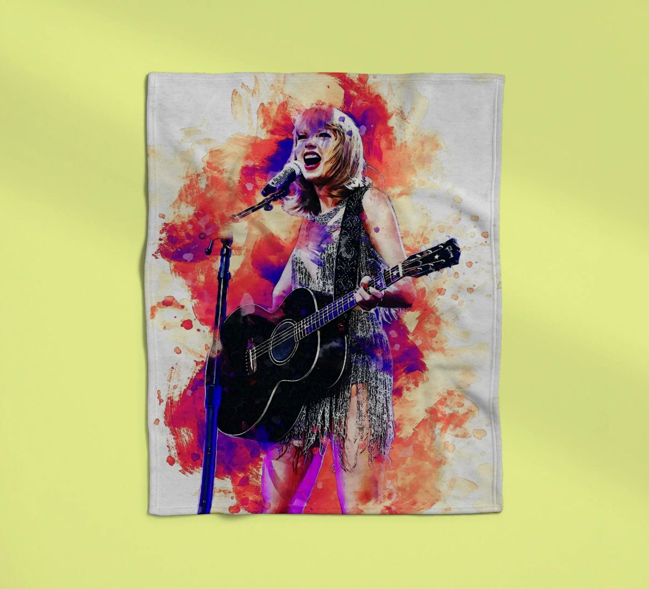 Sfumare Taylor Swift coperta in pile da Gunawan Rb