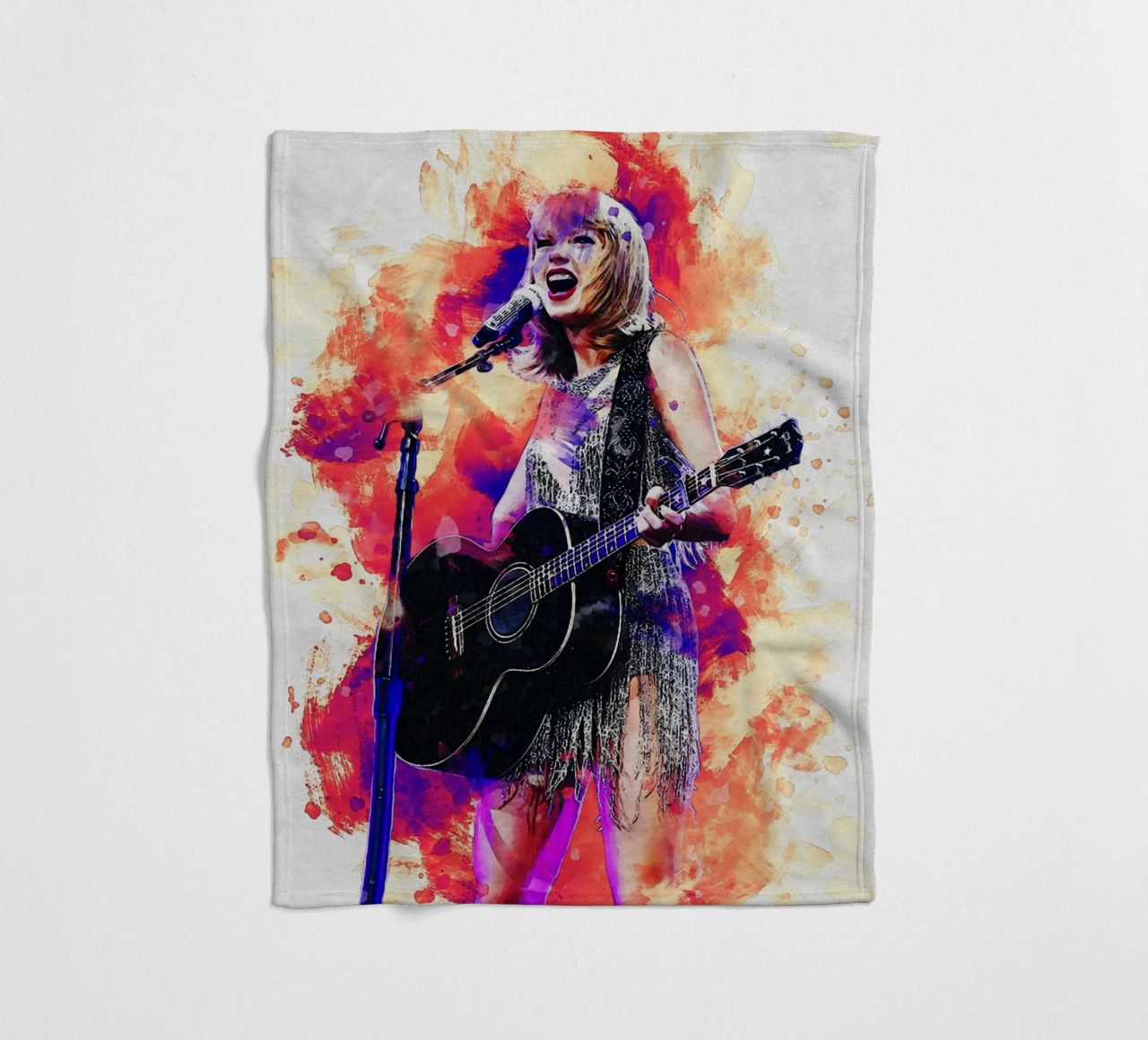 Sfumare Taylor Swift coperta in pile da Gunawan Rb