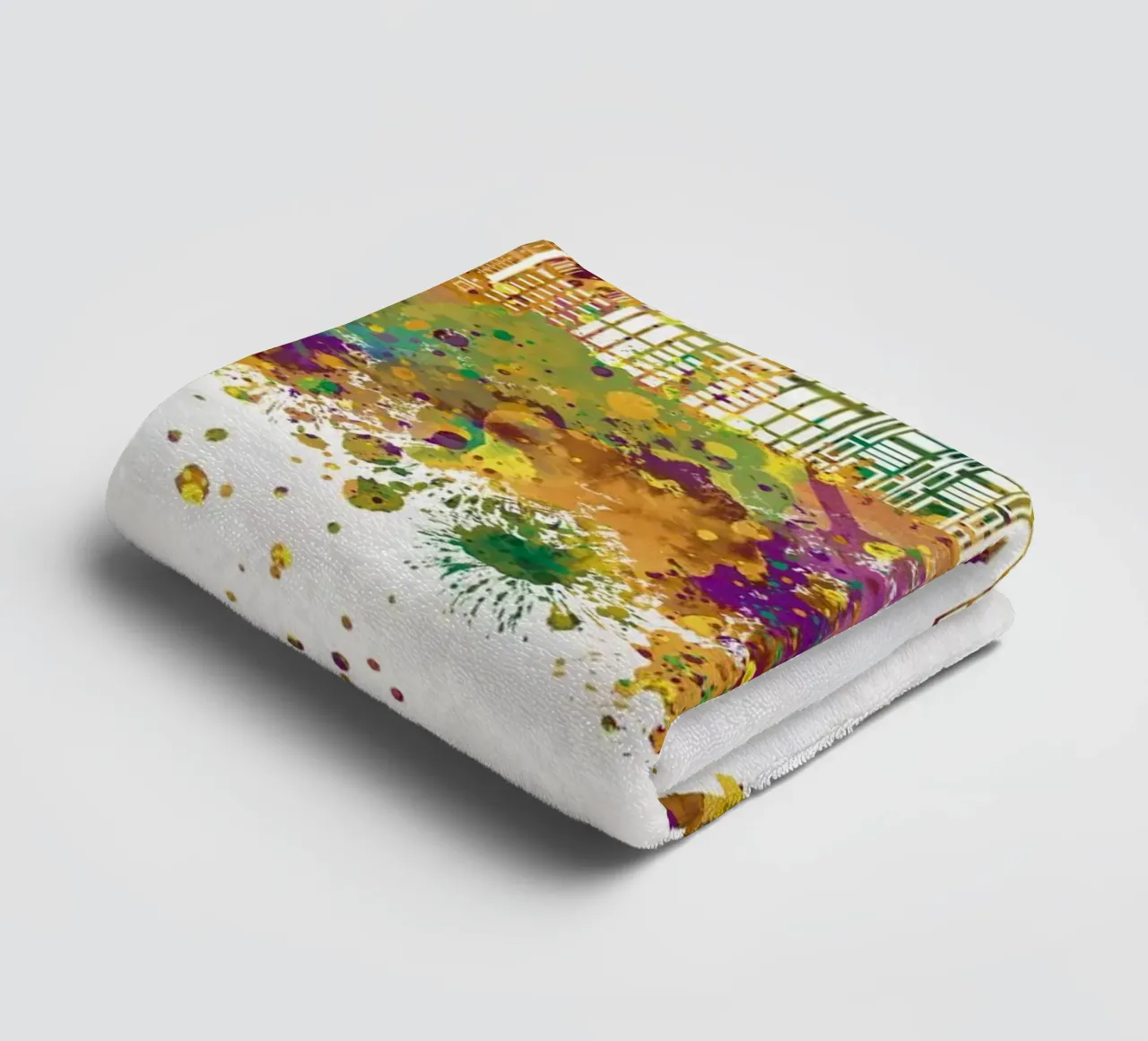 Lo skyline di Portland in acquerello asciugamano da bagno da 🎁 ARTVI-SHOP