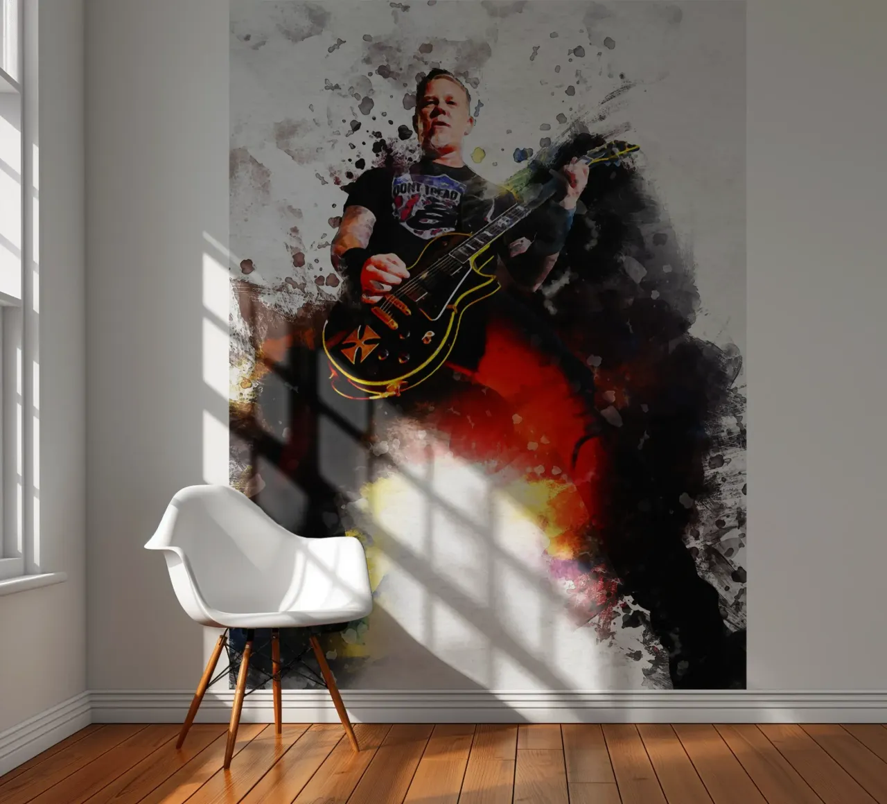 Smudge James Hetfield papel para pared de Gunawan Rb