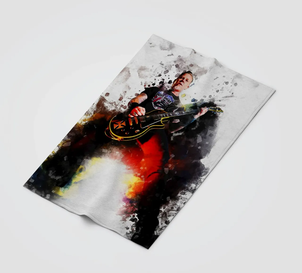 Sbaffo James Hetfield coperta in pile da Gunawan Rb