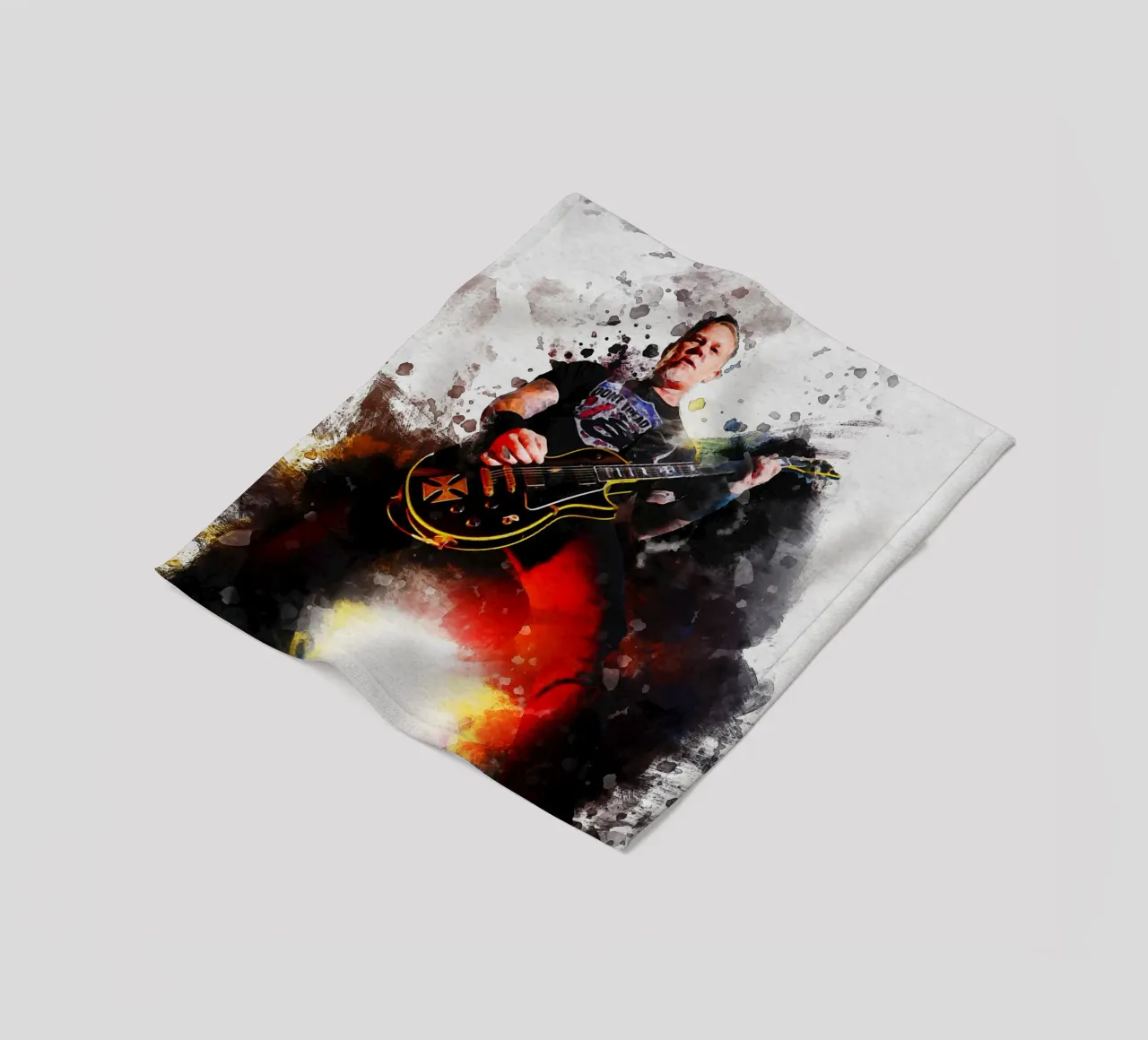 Sbaffo James Hetfield coperta in pile da Gunawan Rb