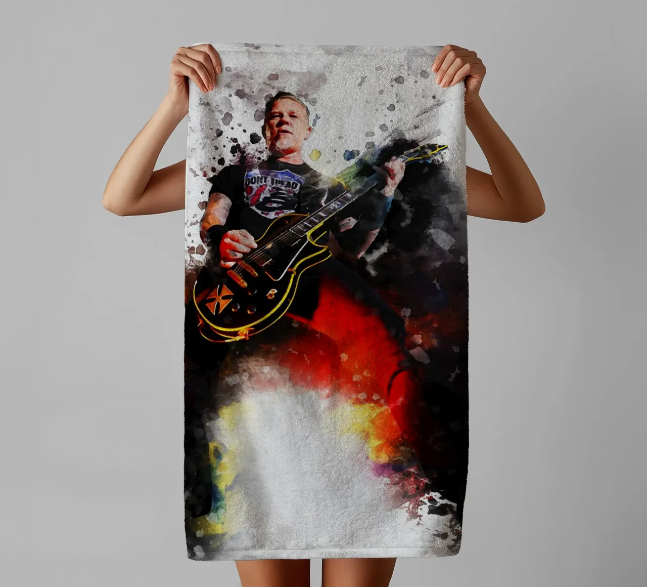 Sbaffo James Hetfield asciugamano da bagno da Gunawan Rb