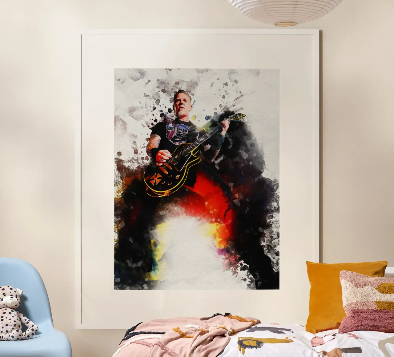 Sbaffo James Hetfield poster da Gunawan Rb