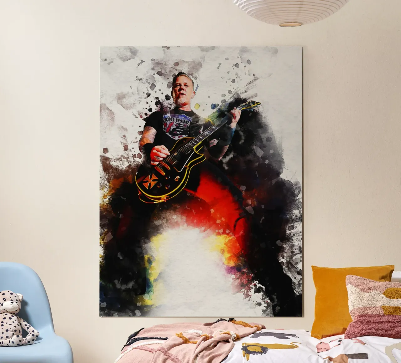 Sbaffo James Hetfield poster da Gunawan Rb