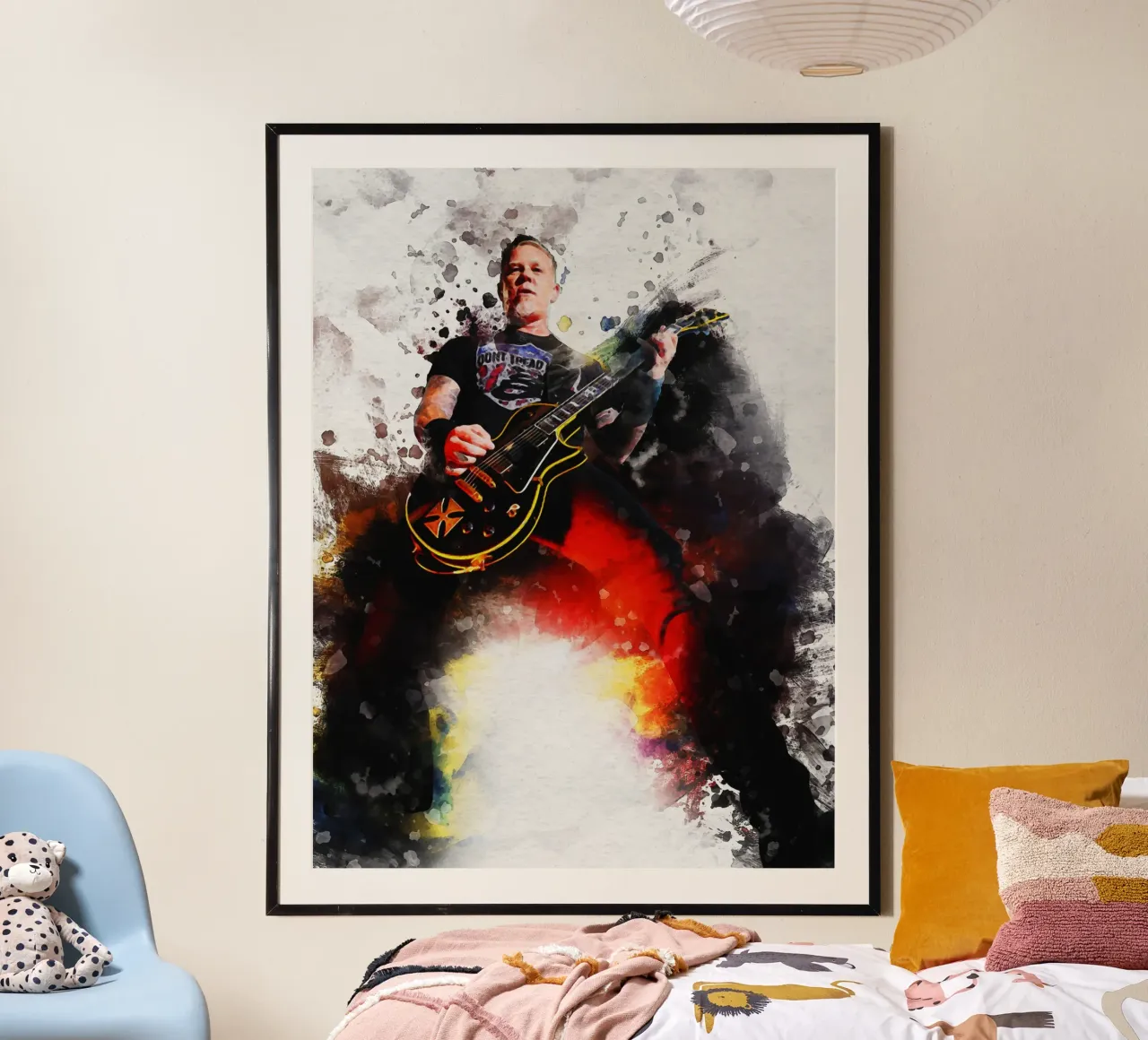 Sbaffo James Hetfield poster da Gunawan Rb