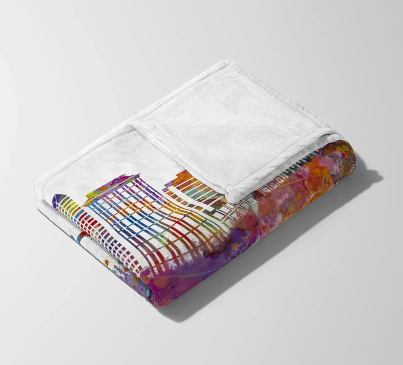 Lo skyline di St. Louis in acquerello coperta in pile da 🎁 ARTVI-SHOP