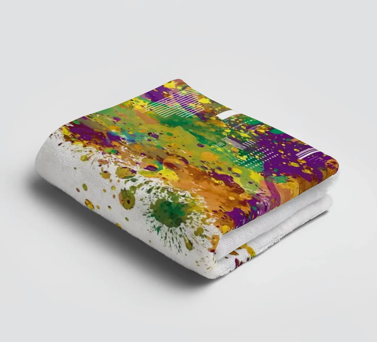 Lo skyline di Seattle in acquerello asciugamano da bagno da 🎁 ARTVI-SHOP