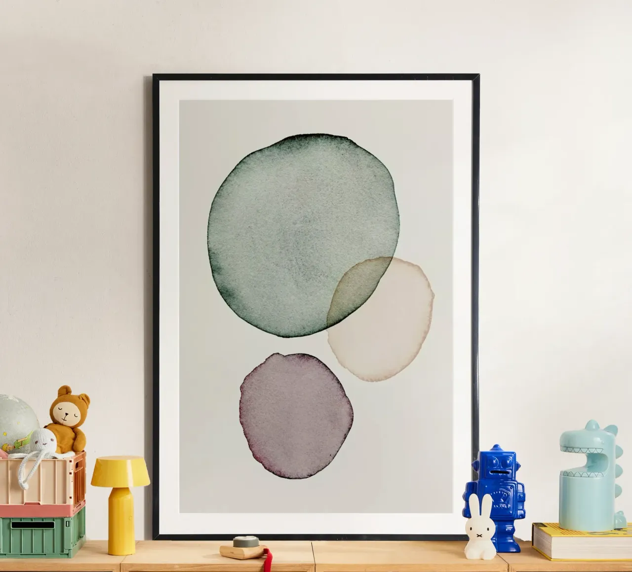 Calm poster con telaio in plastica da STUDIO LEEMO