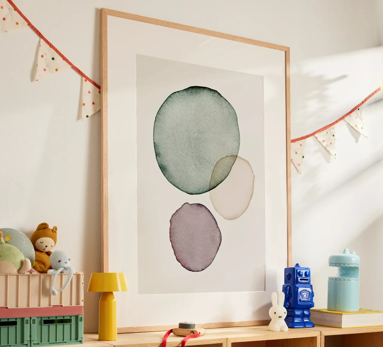 Calm poster con telaio in plastica da STUDIO LEEMO