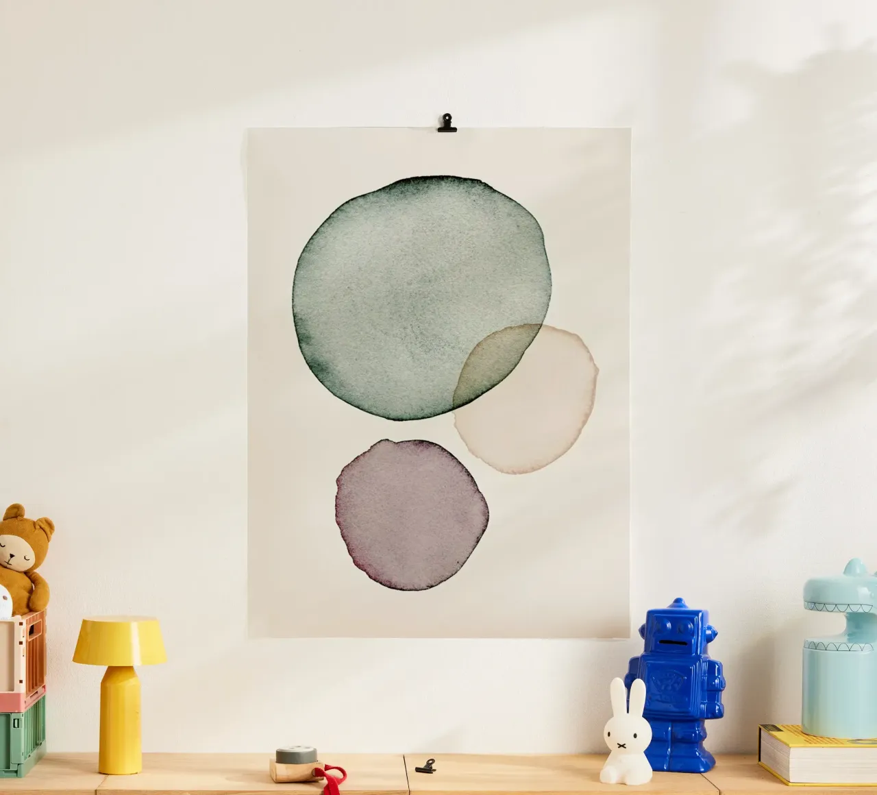 Calm poster con telaio in plastica da STUDIO LEEMO