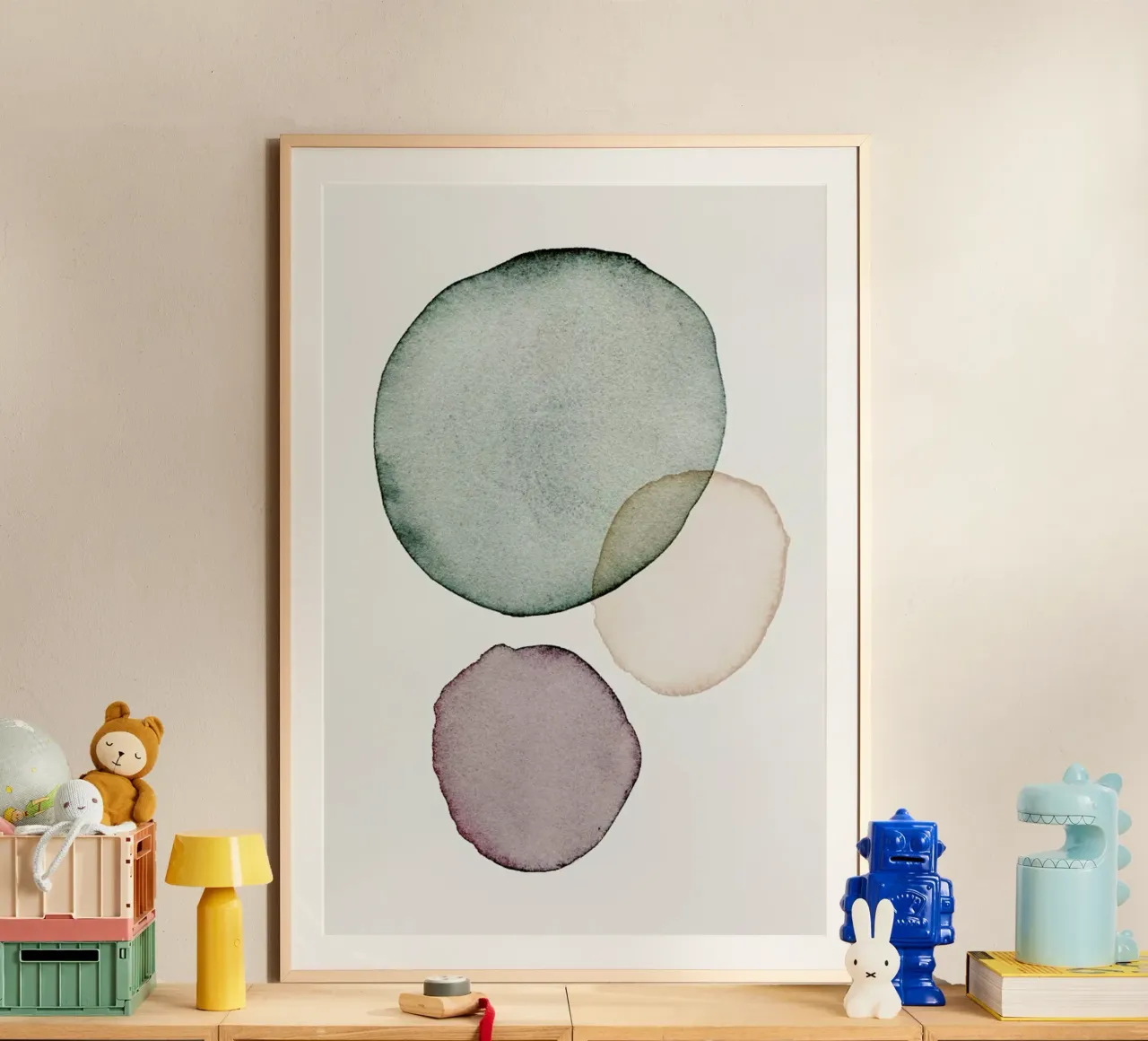 Calm poster con telaio in plastica da STUDIO LEEMO