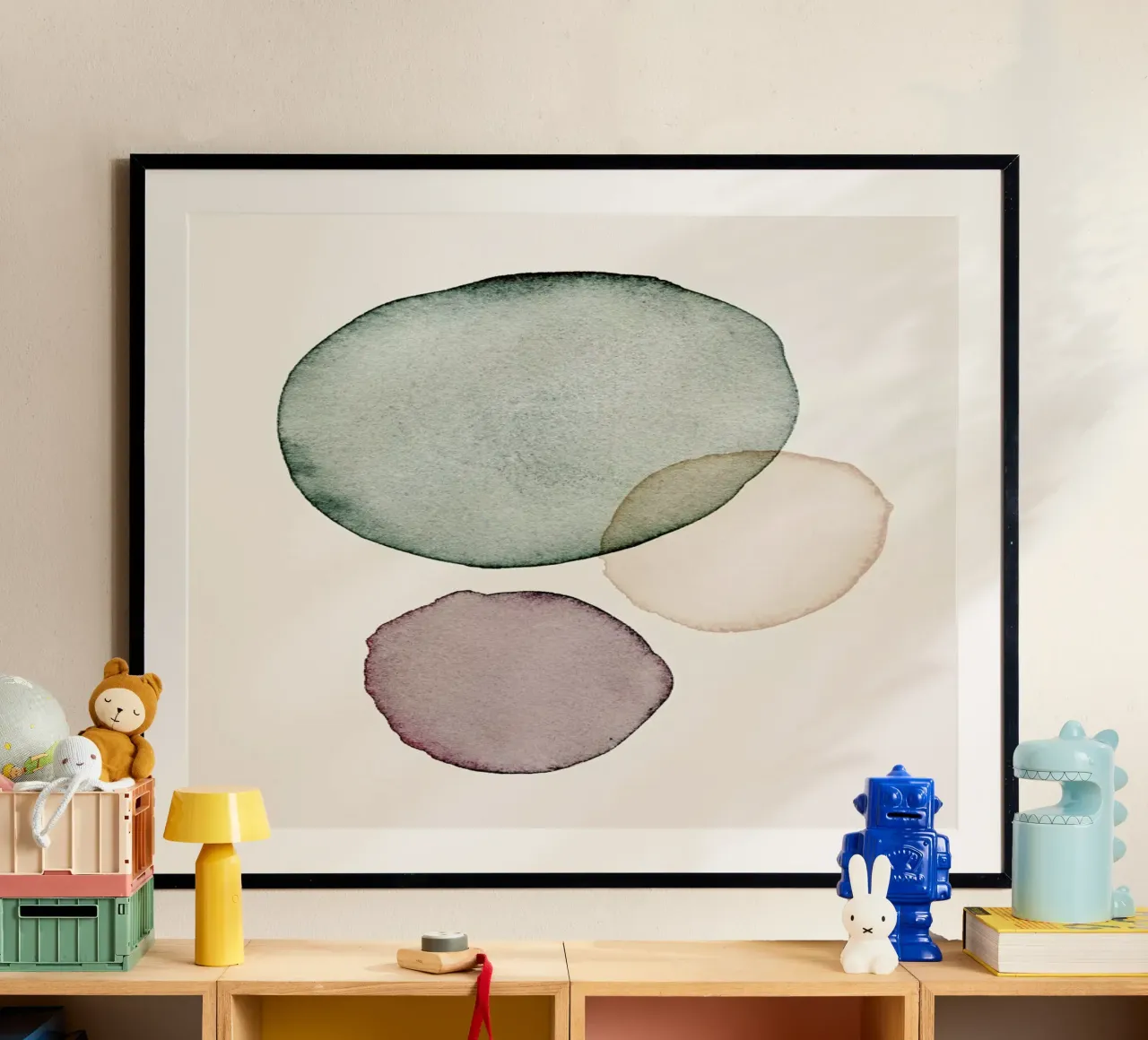 Calm poster con telaio in plastica da STUDIO LEEMO