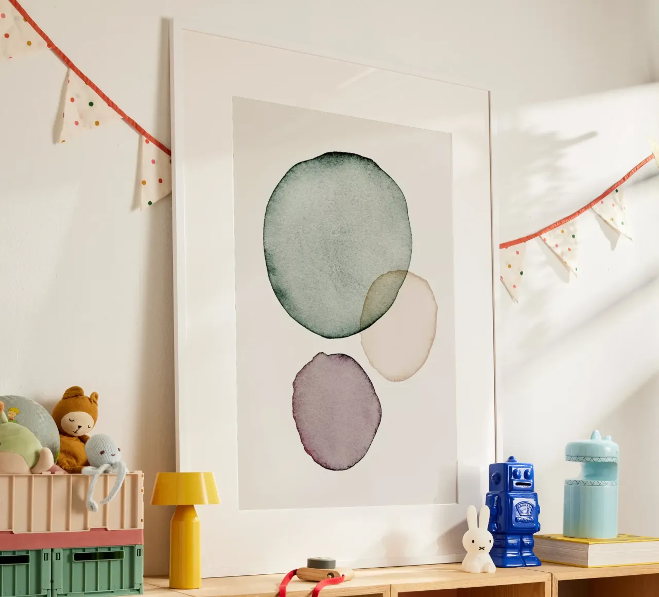 Calm poster con telaio in plastica da STUDIO LEEMO