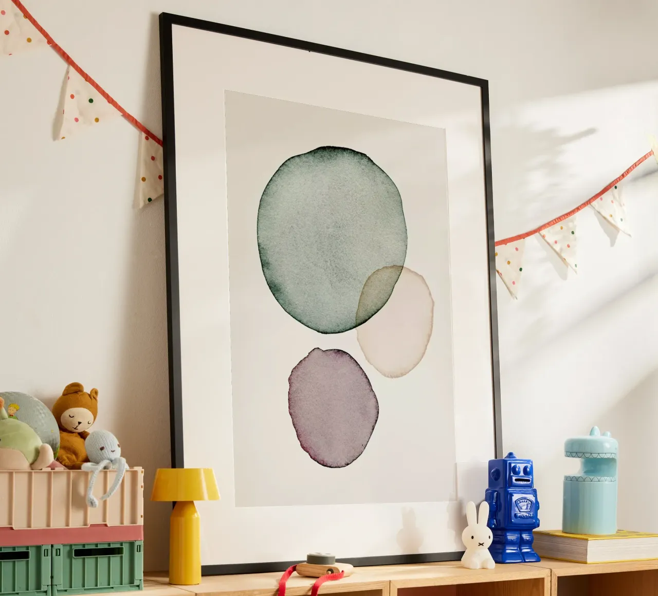 Calm poster con telaio in plastica da STUDIO LEEMO