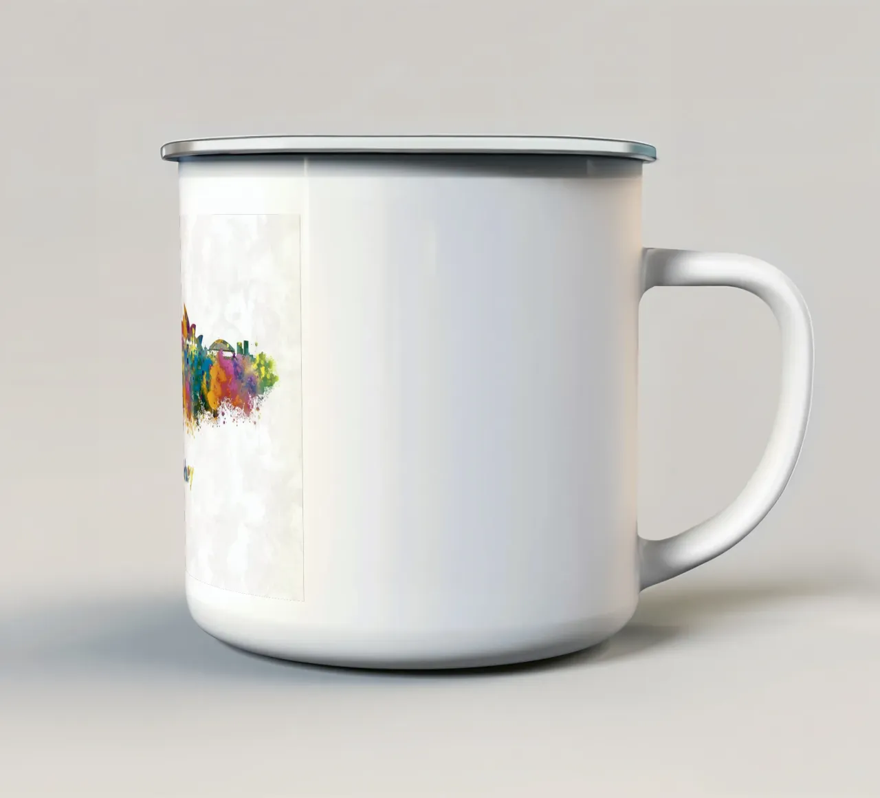 Lo skyline di Sydney in acquerello tazza in smalto da ARTVI-SHOP