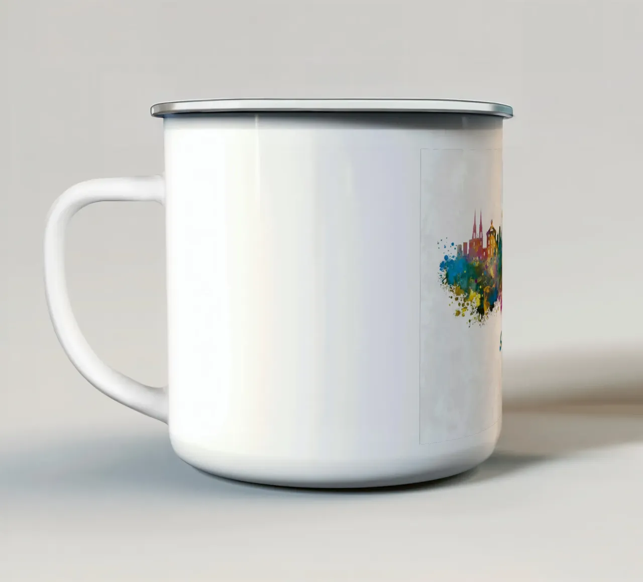 Lo skyline di Sydney in acquerello tazza in smalto da ARTVI-SHOP
