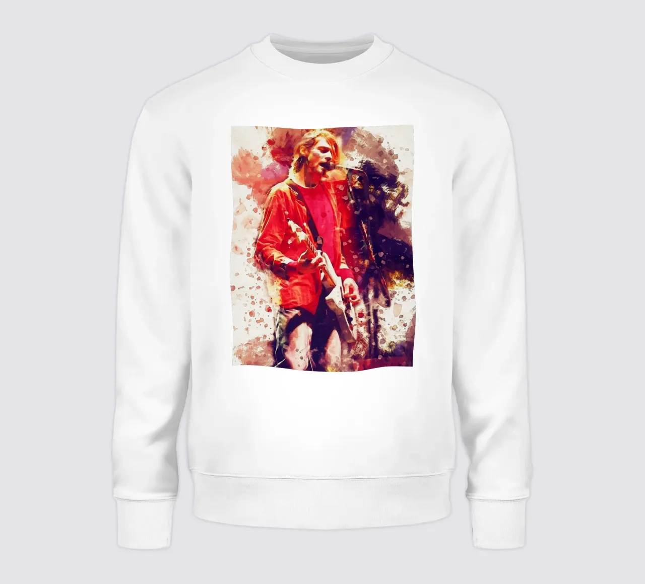 Smudge Kurt Cobain mostra lunedì felpa da Gunawan Rb