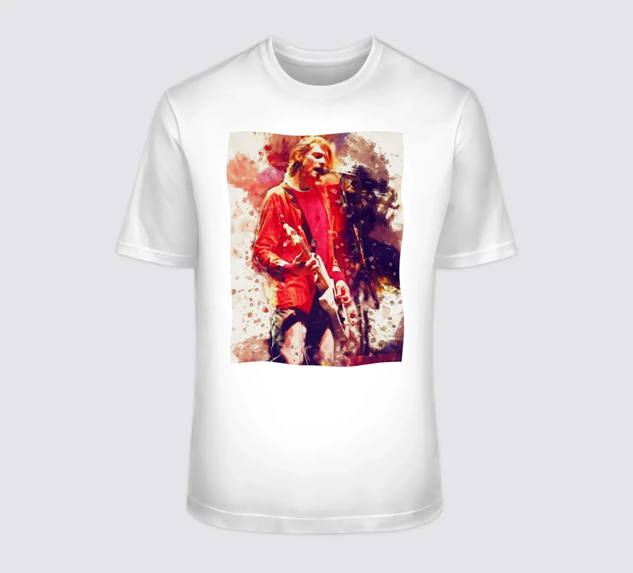 Smudge Kurt Cobain mostra lunedì t-shirt da Gunawan Rb