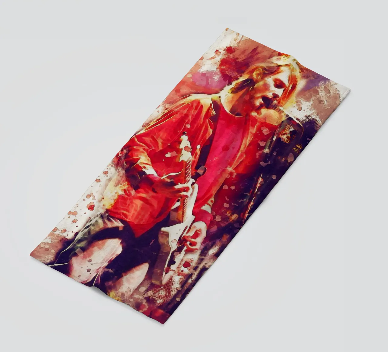 Smudge Kurt Cobain mostra lunedì telo mare da Gunawan Rb