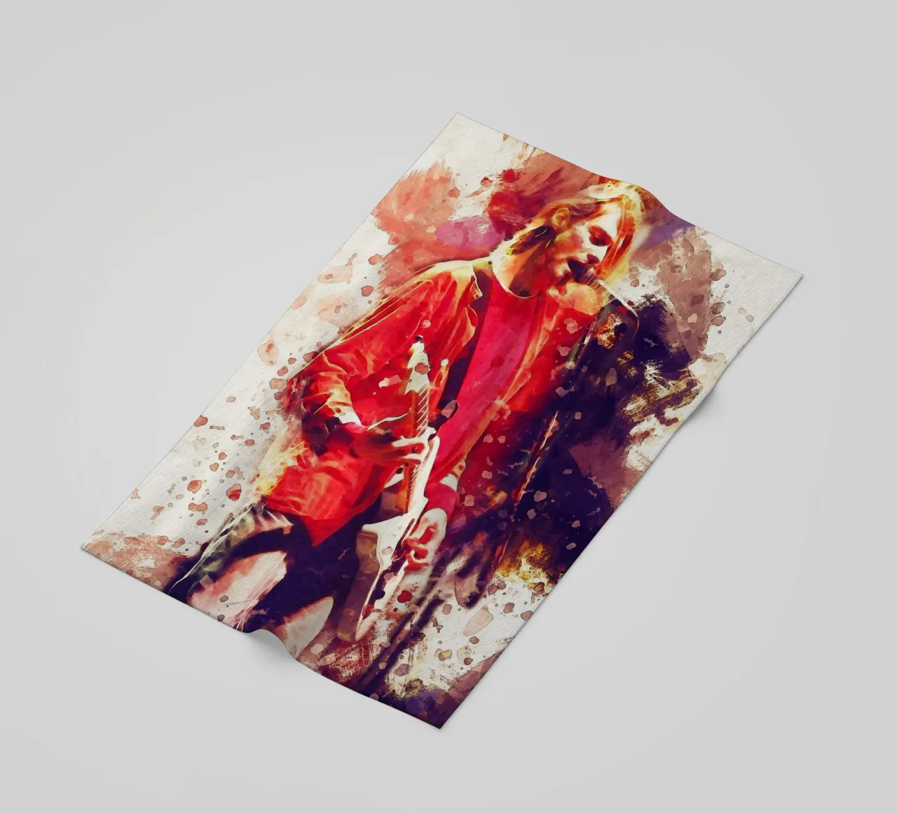 Smudge Kurt Cobain mostra lunedì telo mare da Gunawan Rb