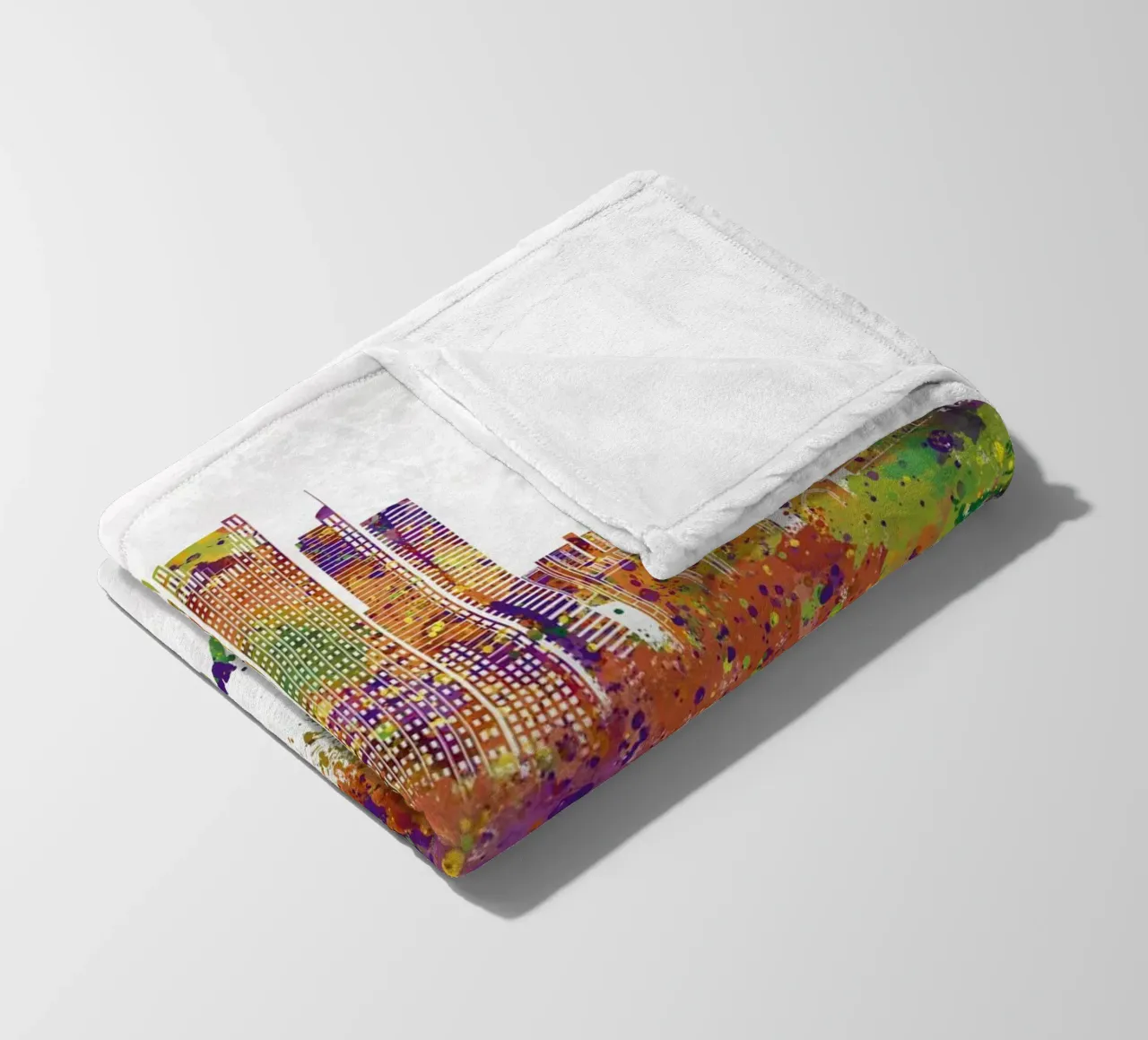 Lo skyline di Toronto in acquerello coperta in pile da ARTVI-SHOP