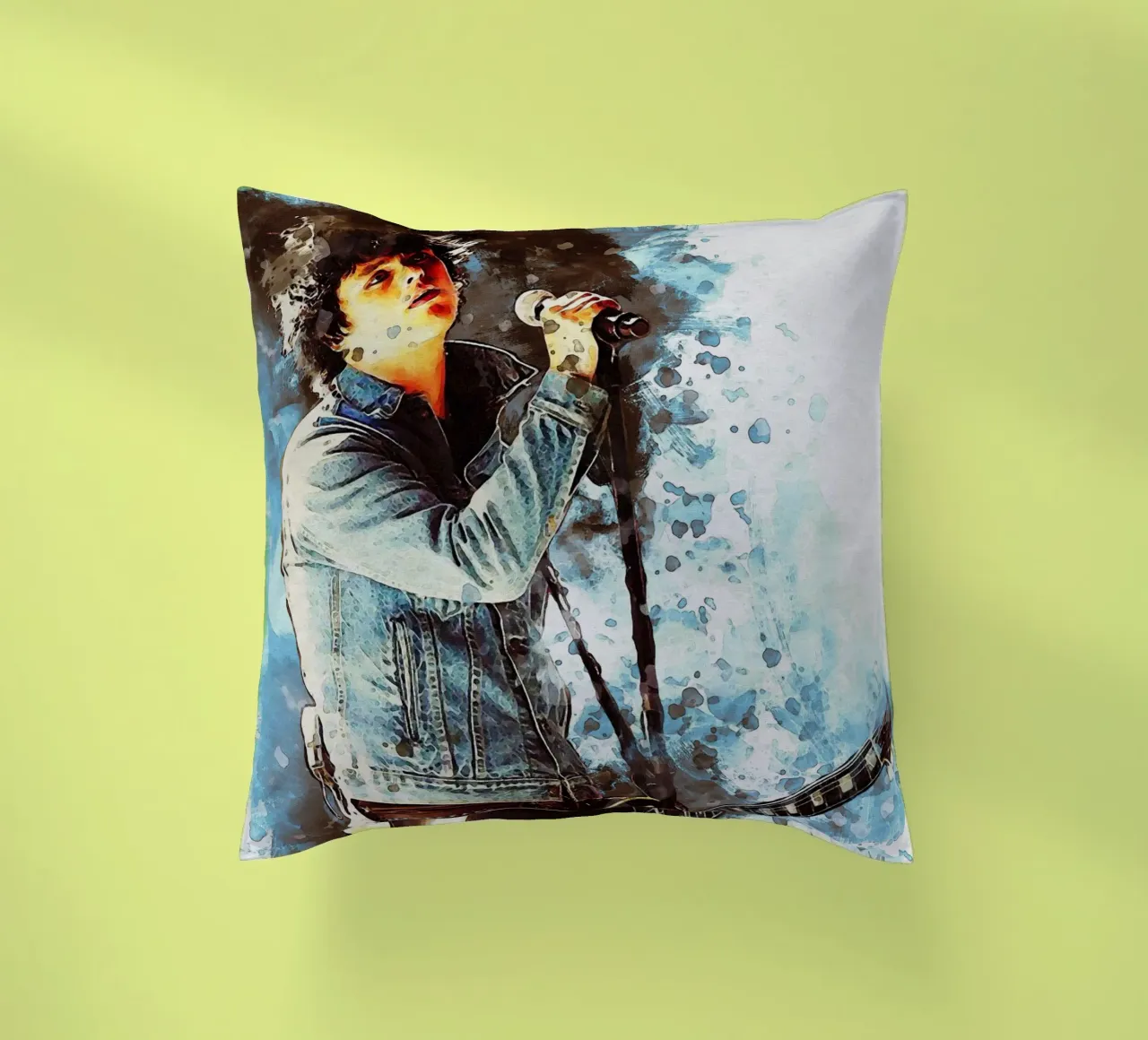 Sbaffo Billie Joe Armstrong cuscino da Gunawan Rb