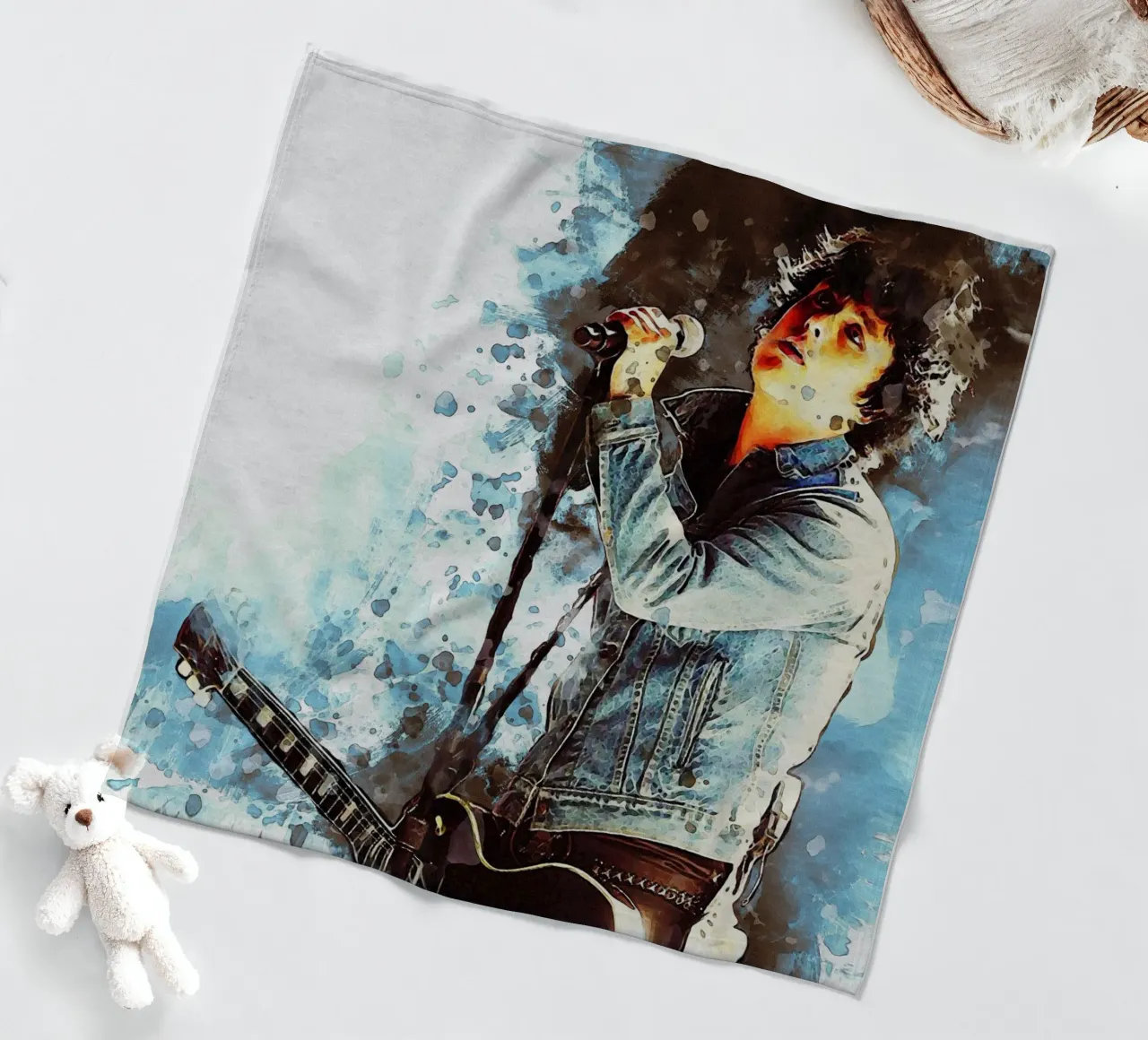 Sbaffo Billie Joe Armstrong coperta in pile da Gunawan Rb