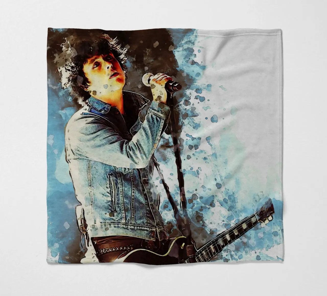 Sbaffo Billie Joe Armstrong coperta in pile da Gunawan Rb