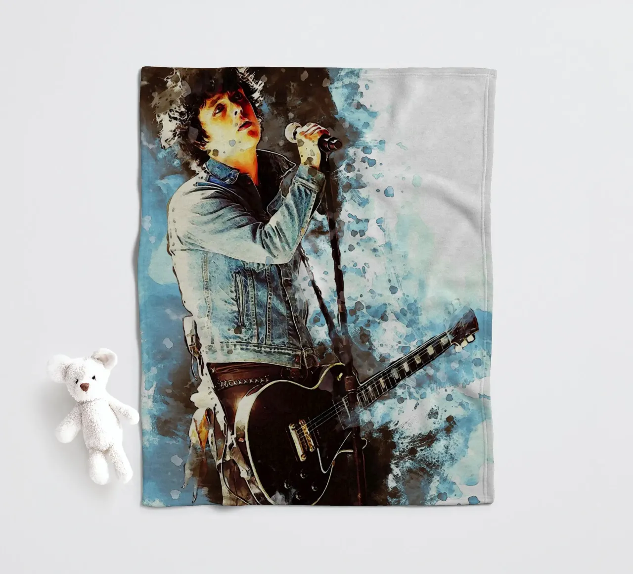 Sbaffo Billie Joe Armstrong coperta in pile da Gunawan Rb