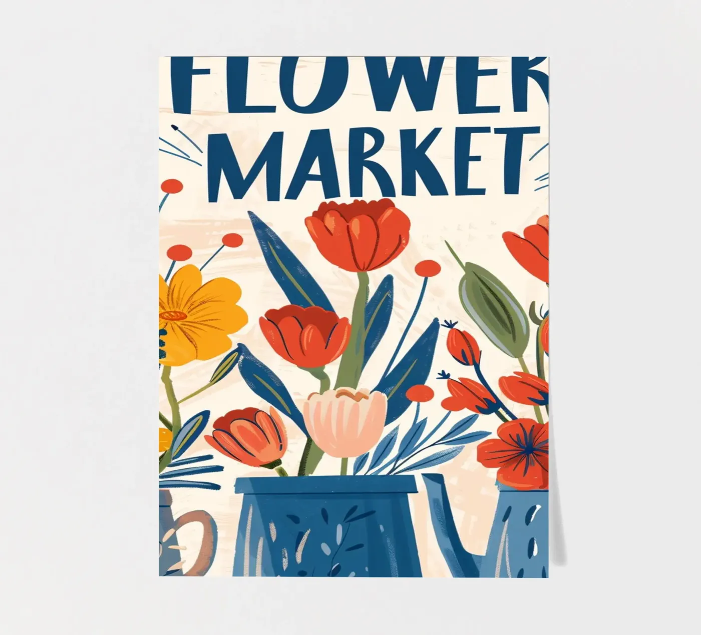 Flower Market Stickerbogen von đ NOBELART