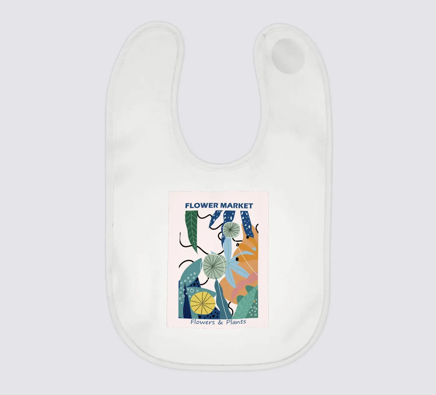 Flower Market Babylätzchen von 🎁 NOBELART