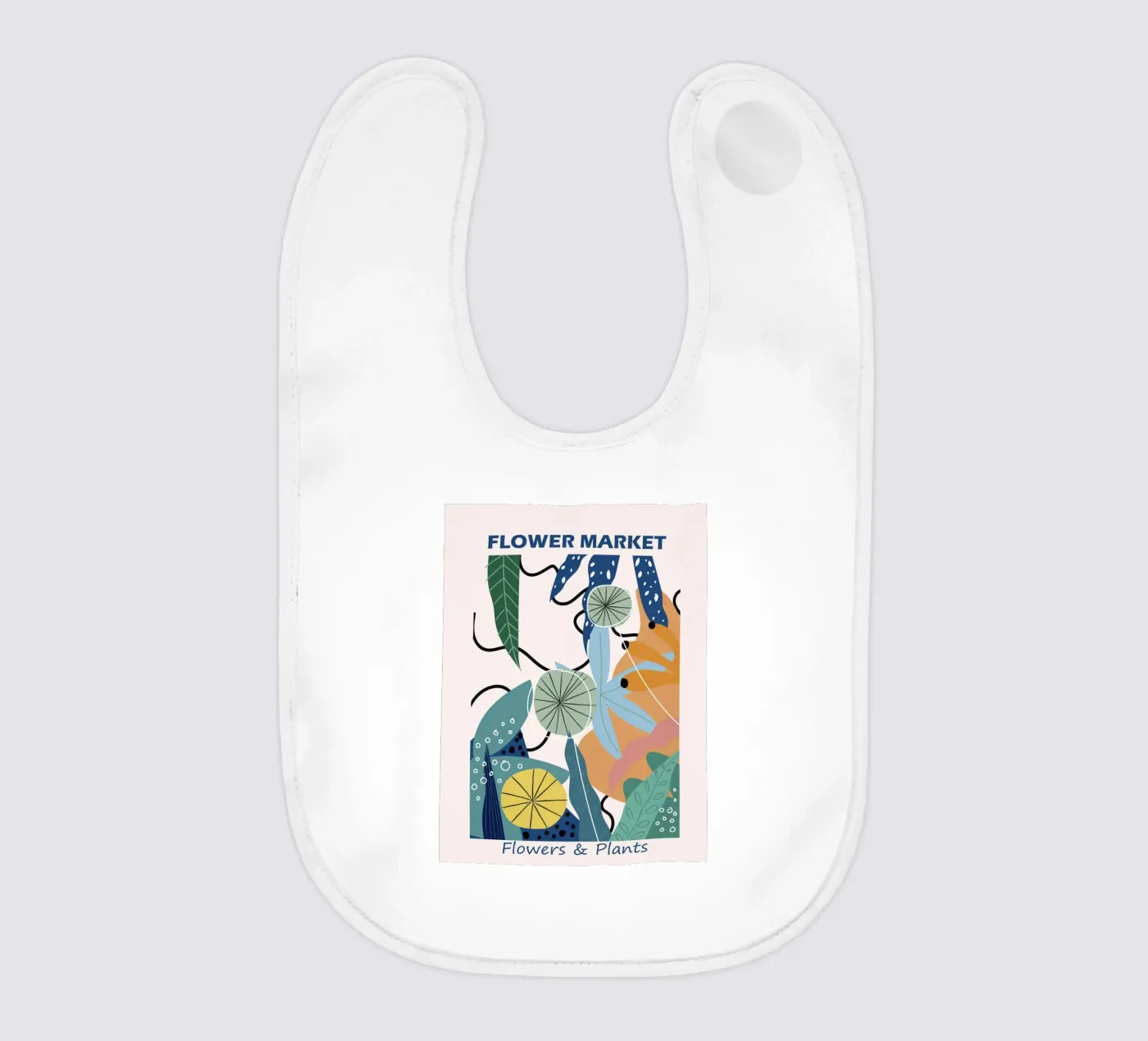 Flower Market Babylätzchen von 🎁 NOBELART