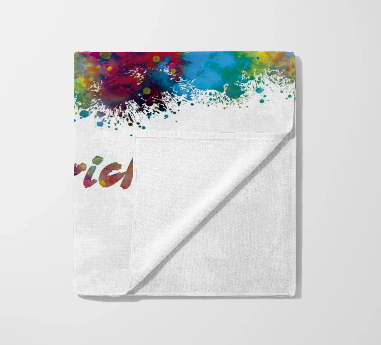 Lo skyline di Zurigo in acquerello telo mare da ARTVI-SHOP