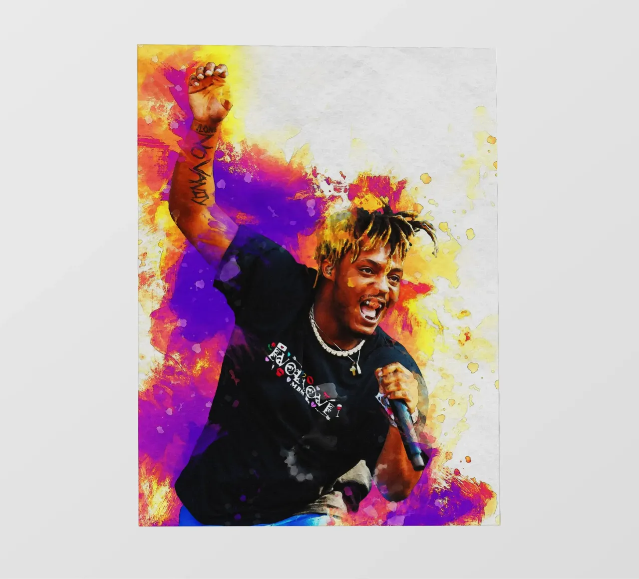 Concerto degli Smudge Juice Wrld pellicola backlit da Gunawan Rb