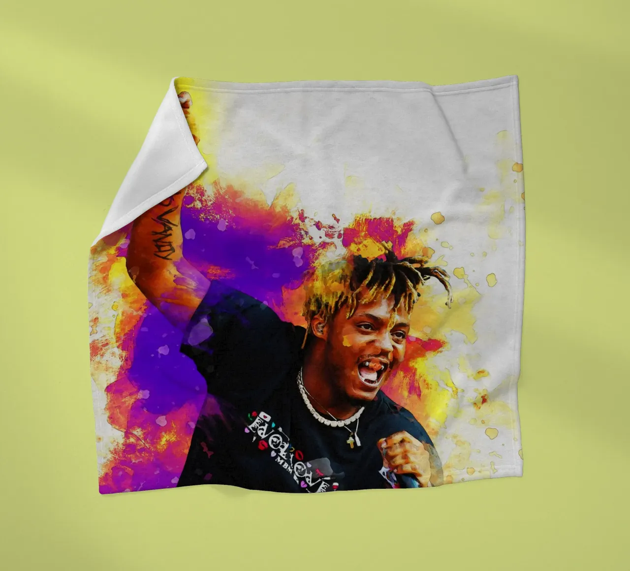 Smudge Juice Wrld Concert manta de franela de Gunawan Rb